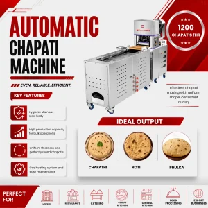 Automatic Chapatti Machine - Chandran steels