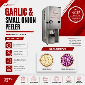 Garlic & Onion Peeler Machine | Chandran Steels | Peelora