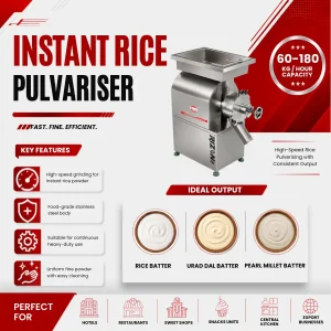 Instant Rice Pulvariser | Chandran Steels | Rizon