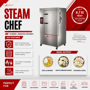 Multi Steamer | Chandran Steels | Steam Chef