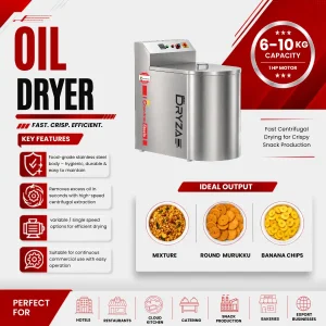 Oil Dryer | Chandran Steels | Dryza